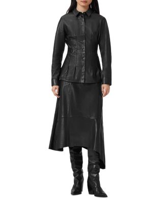 Gia Lea Leather Skirt