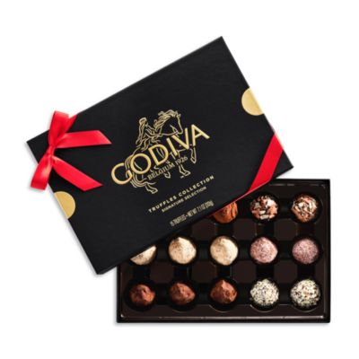 Holiday Assorted Chocolate Truffles Gift Box, 15 Piece