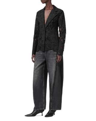 Charli Embroidered Lace Blazer