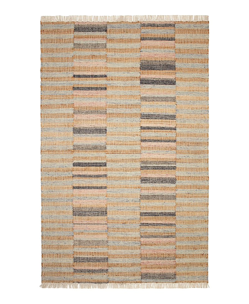 Dash & Albert By Annie Selke Dash Albert By Annie Selke Ravel Stripe Da1931 Area Rug, 8'0x10'0 In Blue