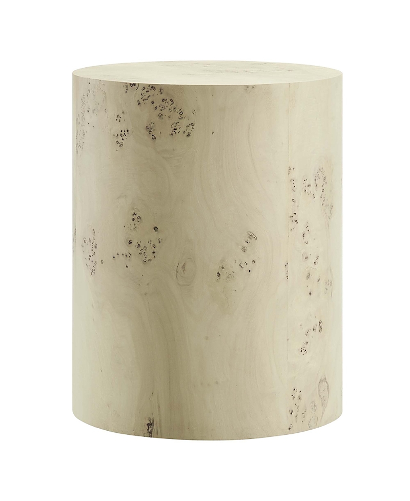 Modway Cosmos 16 Round Burl Wood Side Table