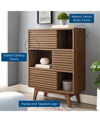 Render Three-Tier Display Storage Cabinet Stand