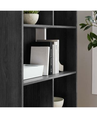 Transmit 5 Shelf Wood Grain Bookcase