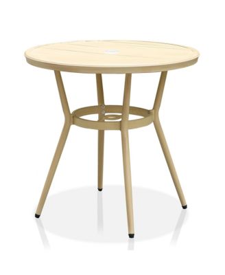 Meri Aluminum Patio Round Dining Table