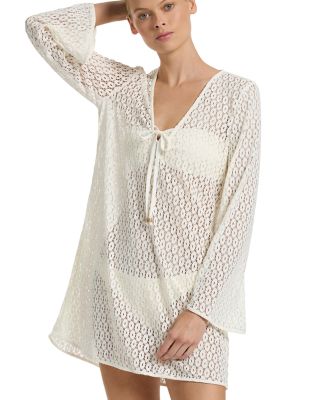 Stretch Lace Kaftan Cover-Up