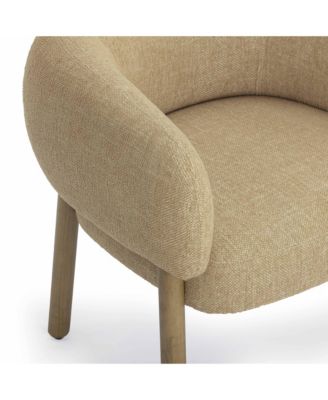 Foxy Performance Textured Fabric Accent Chair