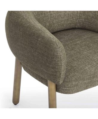 Foxy Performance Textured Fabric Accent Chair