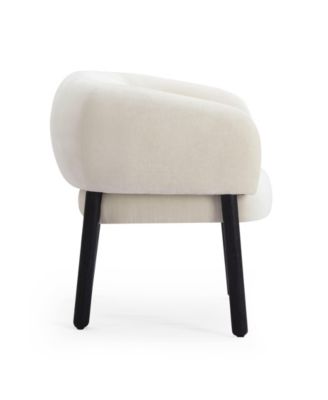Foxy Performance Textured Fabric Accent Chair