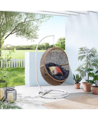 Encase Outdoor Patio Rattan Swing Chair