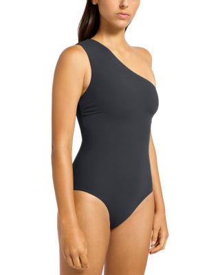 One Shoulder Cutout One Piece Swimsuit