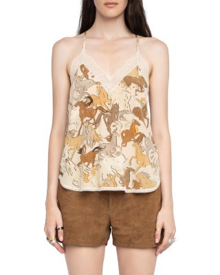 Christy Horse Print Camisole Top