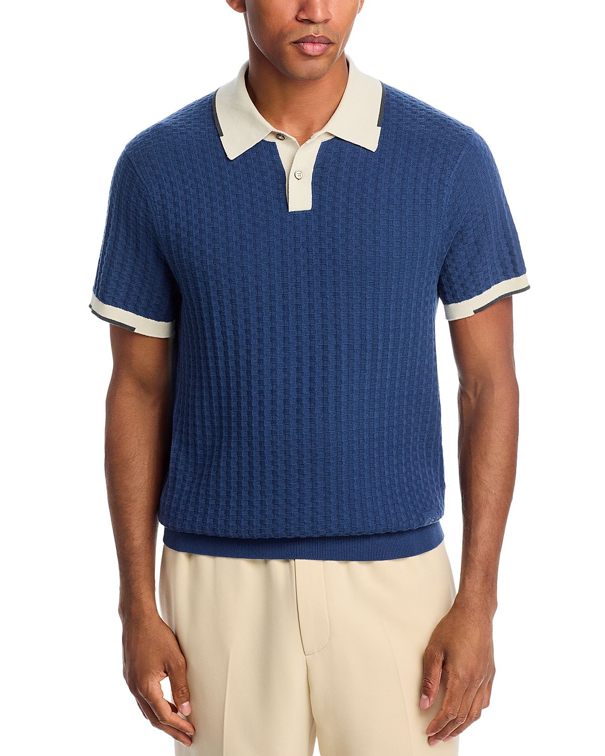 Ps Paul Smith Contrast Trim Polo Shirt
