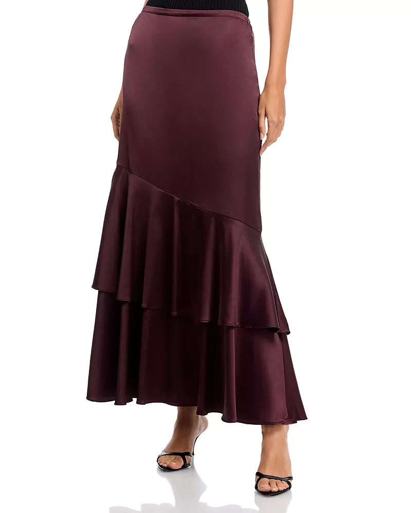 Area Stars Tiered Maxi Skirt