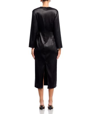 Seamed Long Sleeve Dress