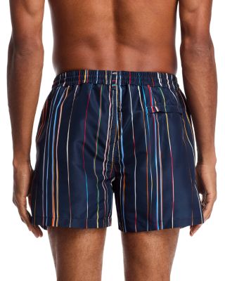 Printed Drawstring 5.5&amp;quot; Swim Trunks