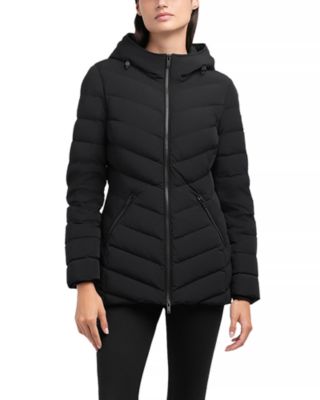 Roselawn Shearling Trim Down Jacket