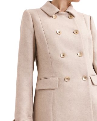 Aurelie Wool Blend Peacoat