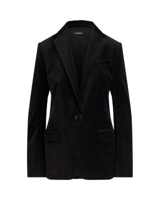 Stretch Velvet Blazer