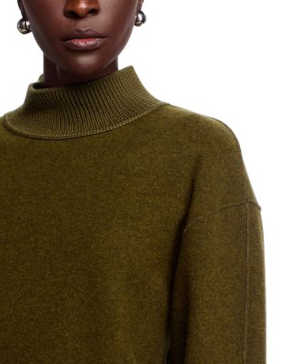 Wool-Cashmere Stretch Reversible Sweater