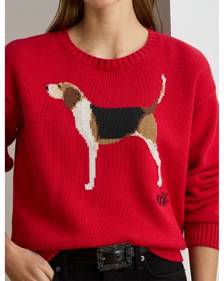 Intarsia Knit Dog Sweater