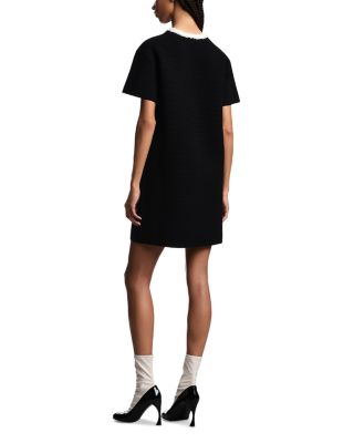 Ottoman Stitch Knit Dress