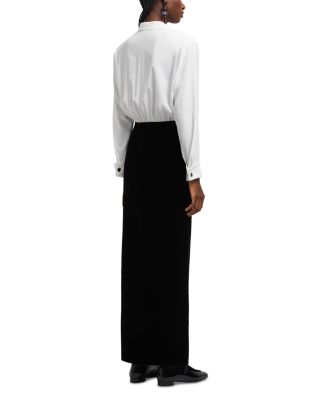 Mixed Media Maxi Dress