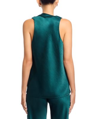 Fluid Satin Scarf Top