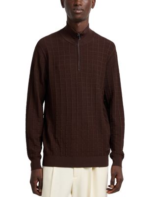 Knit Quarter Zip Sweater