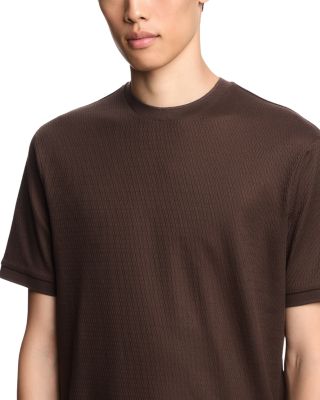 Jacquard Cotton Jersey Tee