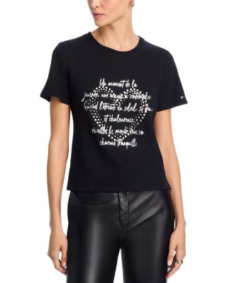 Studded Love Letter Shrunken Tee