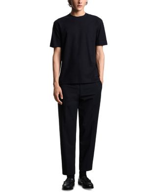 Textured Cotton Jacquard Tee