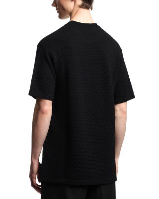 Geometric Jacquard Jersey Tee