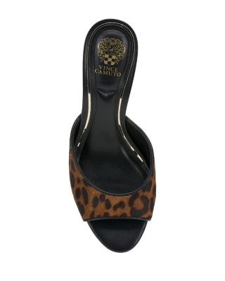 Women's Prynn Calf Hair High Heel Mule Sandals