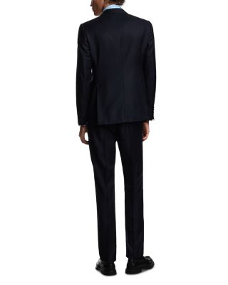 M Line Slim Fit Herringbone Wool Suit