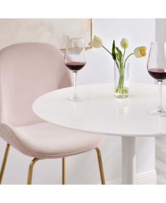 Lippa Round Wood Bar Table