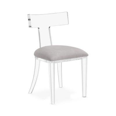Tristan Acrylic Klismos Chair