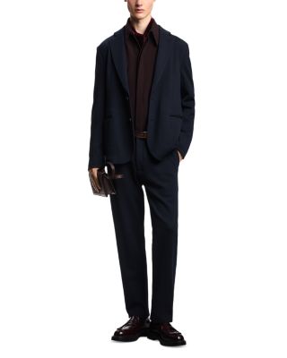 Regular Fit Double Jersey Jacquard Trousers