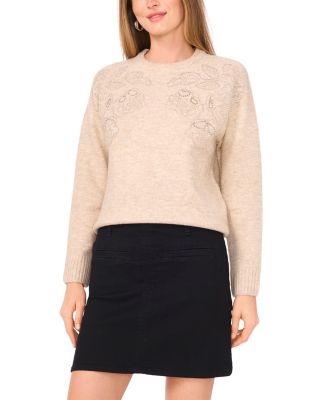 Embellished Crewneck Sweater