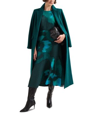 Lydia Long Wool Blend Coat