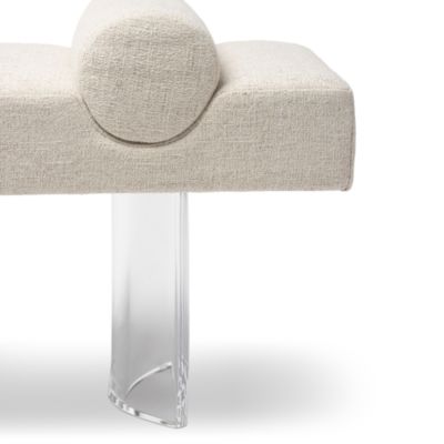 Bennett Grand Bench in Aria Sand Barley Loom