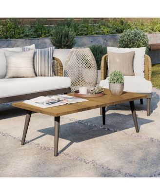 Meadow Outdoor Patio Teak Wood Coffee Table