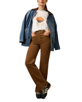 Stretch Terry Cord Patch Pocket Pants