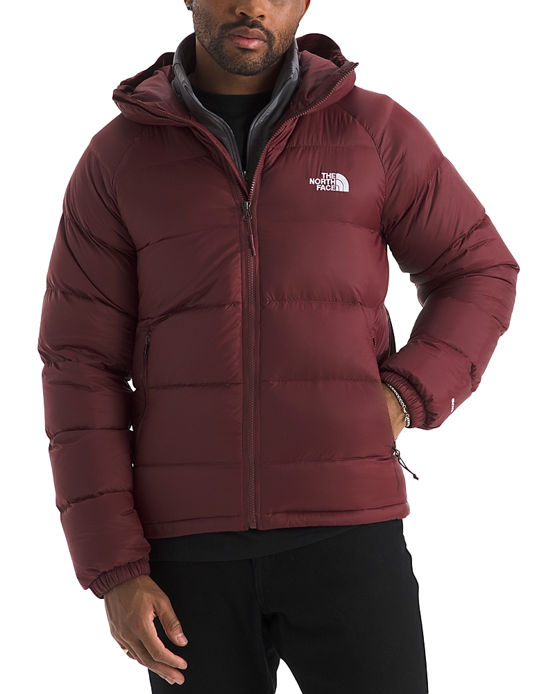 The North Face Hydrenalite Hooded Down Jacket In Burgundy