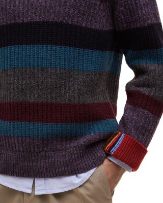 x Paul Smith Multi Striped Crewneck Sweater