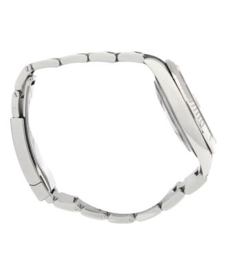 Oyster Perpetual Datejust Automatic Watch in Stainless Steel and White Gold 41mm