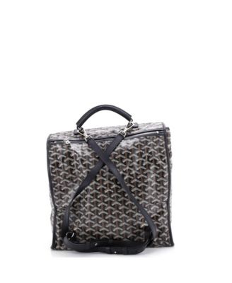 Saint Leger Briefcase Backpack Coated Canvas