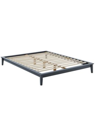 Lodge Wood Platform Bed Frame
