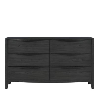 Rome Six Drawer Wood Dresser