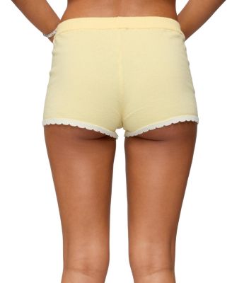 Leila Scalloped Knit Shorts