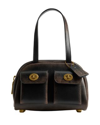 Twin Turnlock 20 Loved Leather Satchel
